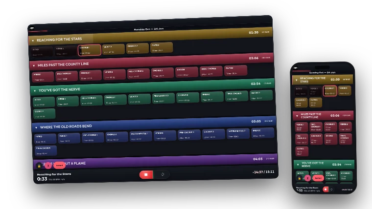 A1R CORE on desktop and phone